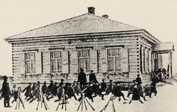 Открытие войсковой народной школы